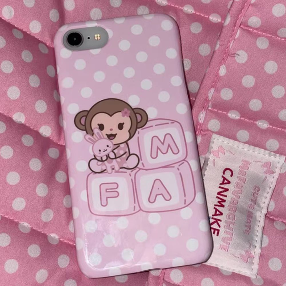 Korean Cartoon Sweet Pink Cute - đánh giá và giá Phone Cases Polka Dot
