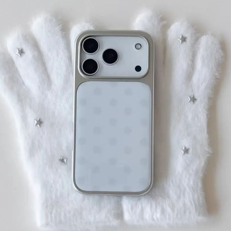 Korean Ins Minimalist Blue Pol - đánh giá và giá Phone Cases Polka Dot