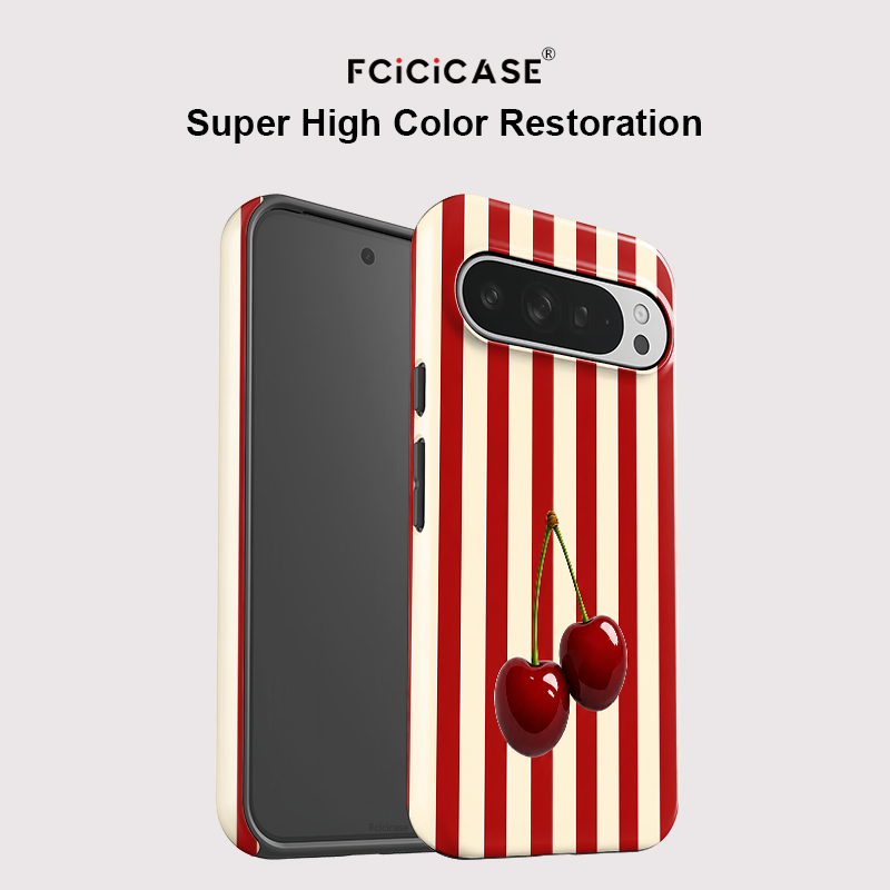 Fcicicase Cherry Stripe Patter - đánh giá và giá Phone Cases Pixel 10 Pro