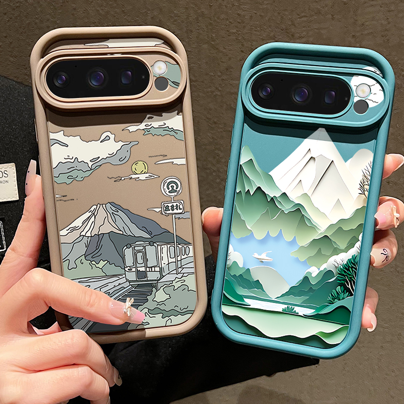Mountain Road Patterned Phone  - đánh giá và giá Phone Cases Pixel 10 Pro