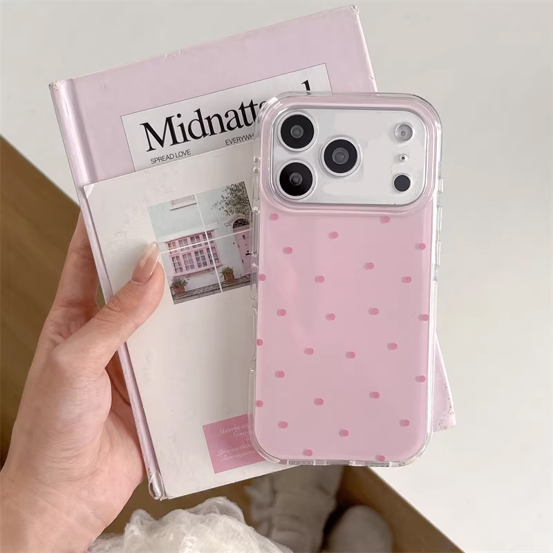 Korean Ins Girl Simple Blue Pi - đánh giá và giá Phone Cases Polka Dot