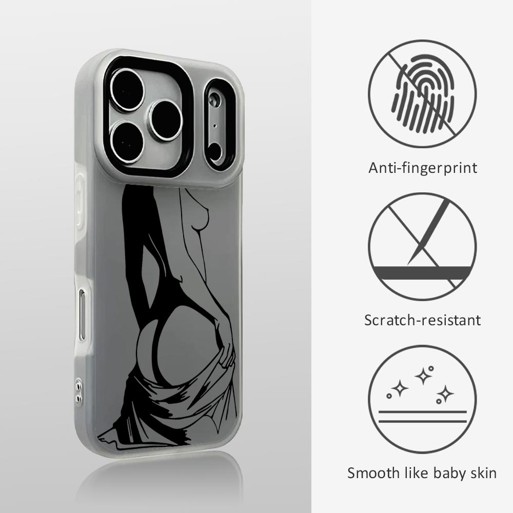 Nude woman Line Art Phone Case - đánh giá và giá Phone Cases Transparent