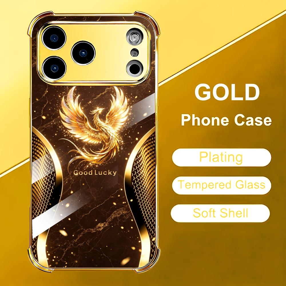 Stylish Golden Phoenix glass p - đánh giá và giá Phone Cases Rhode