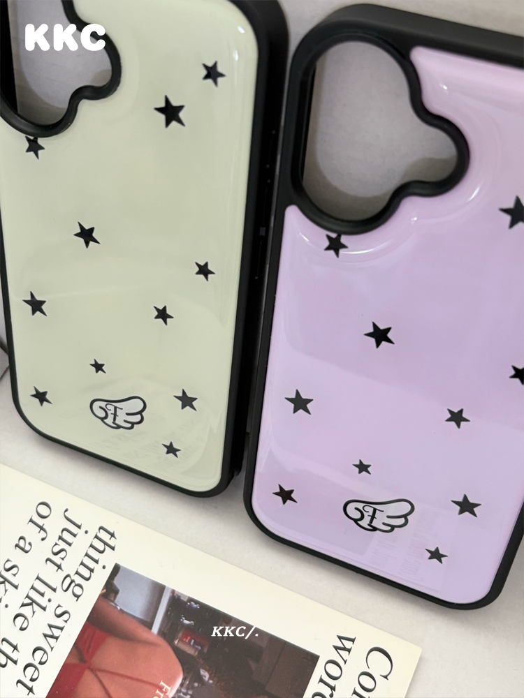 Summer Purple Yellow Stars INS - đánh giá và giá Phone Cases Yellow
