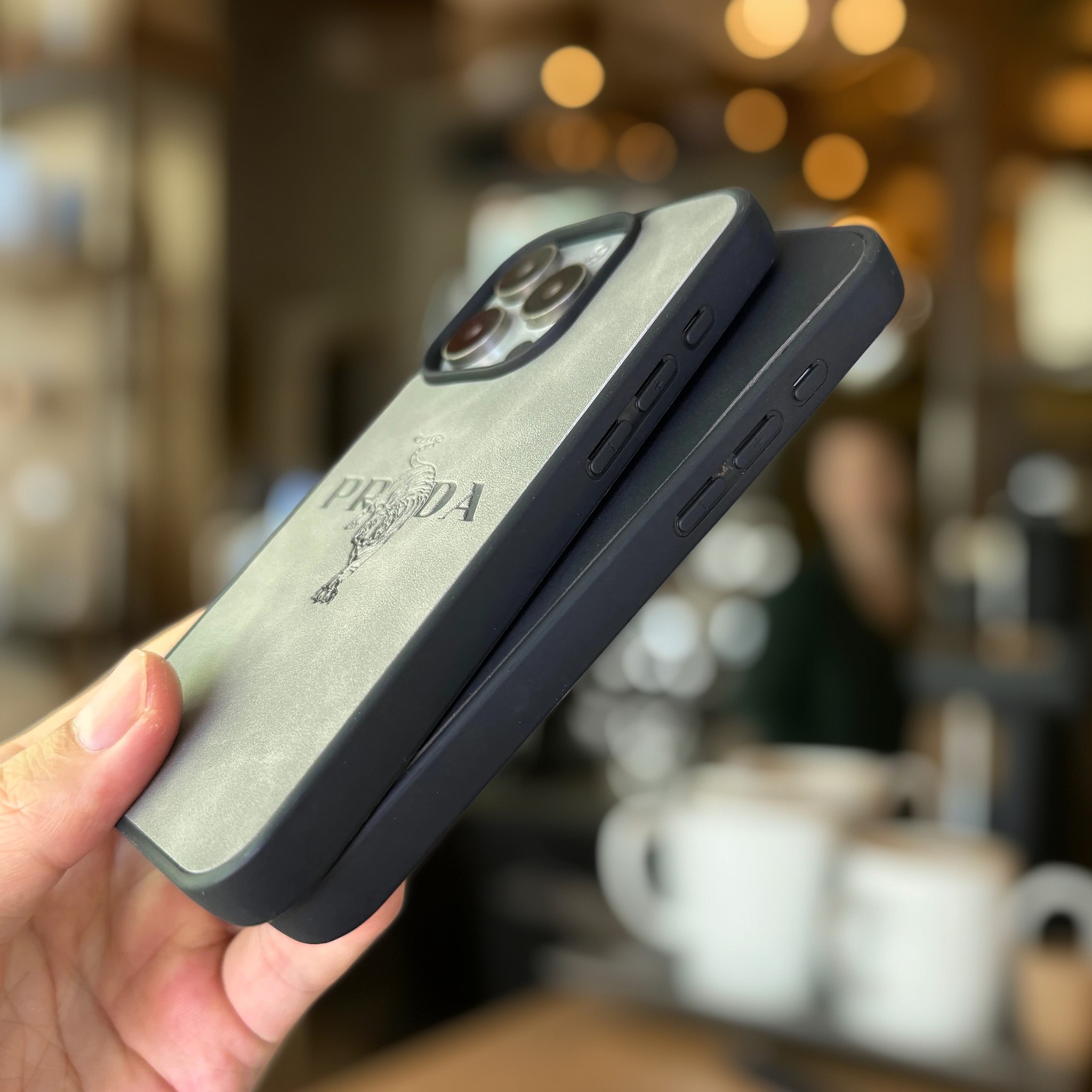 Frosted leather phone case for - đánh giá và giá Phone Cases Dior