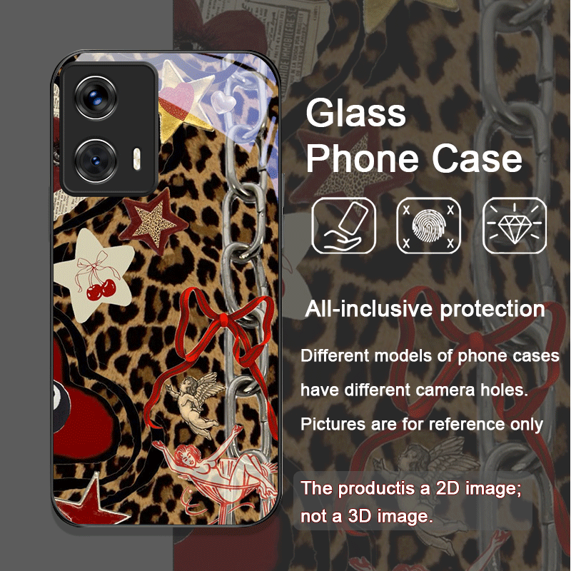 Strawberry Bow Leopard Print T - đánh giá và giá Phone Cases Motorola