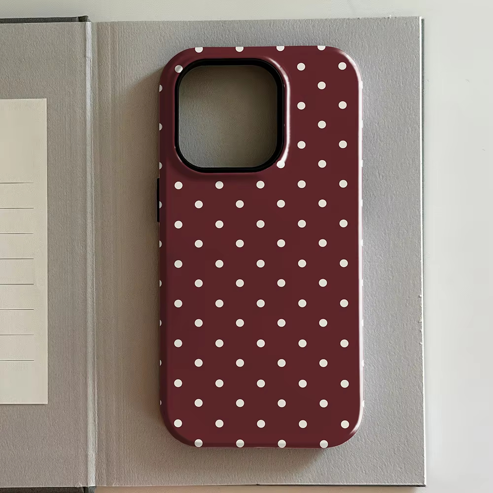 Stylish Polka Dots Stripes Ret - đánh giá và giá Phone Cases Polka Dot