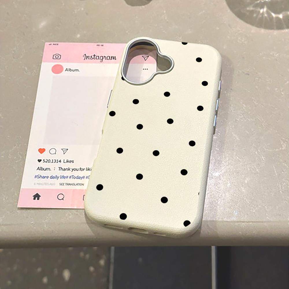 Minimalist Black Polka Dot Pho - đánh giá và giá Phone Cases Polka Dot