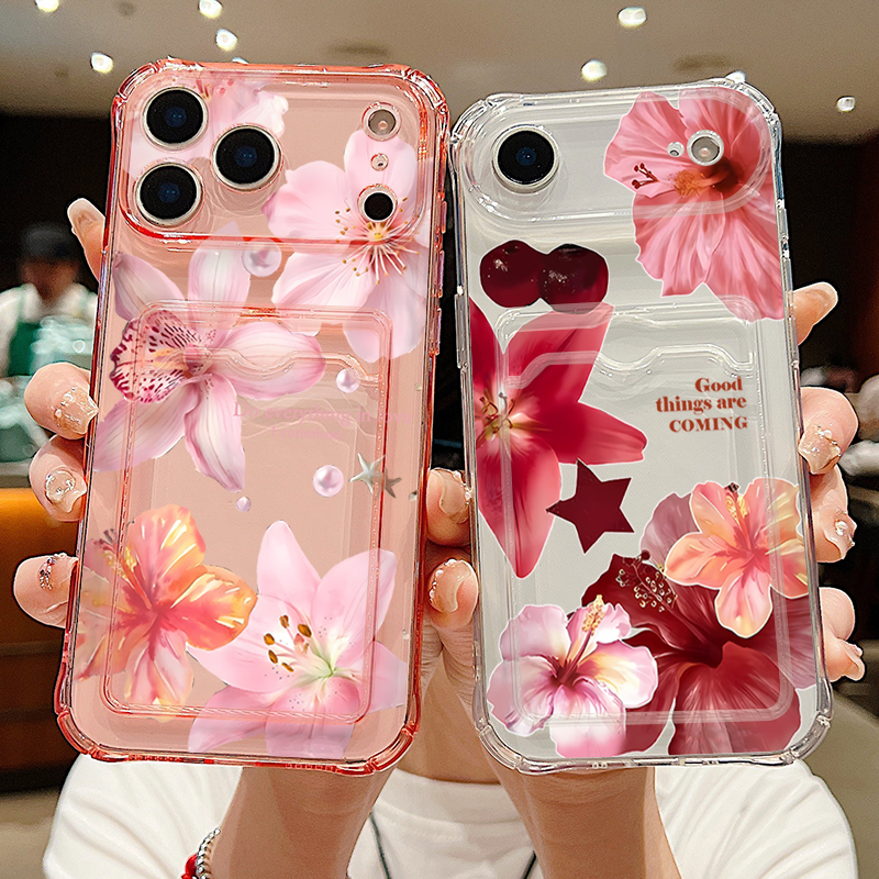 Card Slot Bag Clear Phone Case - đánh giá và giá Phone Cases Transparent
