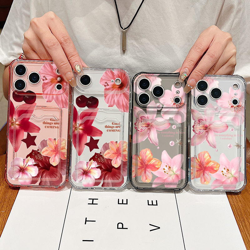 Card Slot Bag Clear Phone Case - đánh giá và giá Phone Cases Transparent