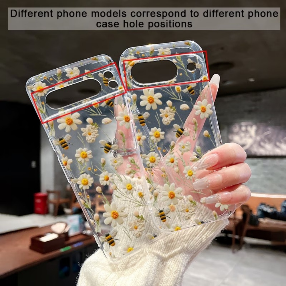 Cute Honeybee Flower Pattern S - đánh giá và giá Phone Cases Pixel 10 Pro
