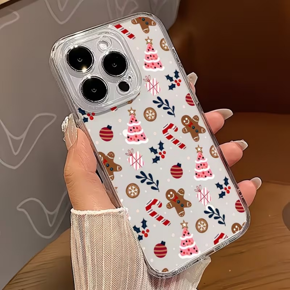 Christmas Themed Transparent P - đánh giá và giá Phone Cases Drop Proof