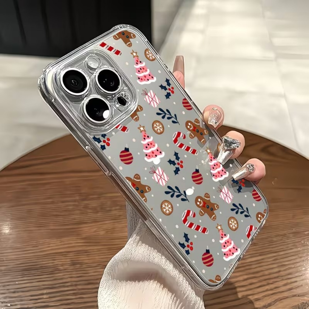 Christmas Themed Transparent P - đánh giá và giá Phone Cases Drop Proof
