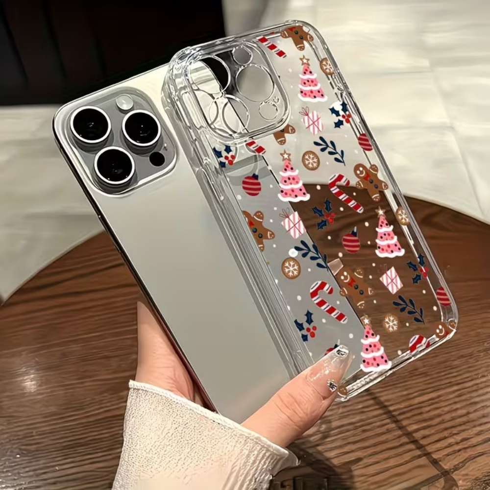 Christmas Themed Transparent P - đánh giá và giá Phone Cases Drop Proof
