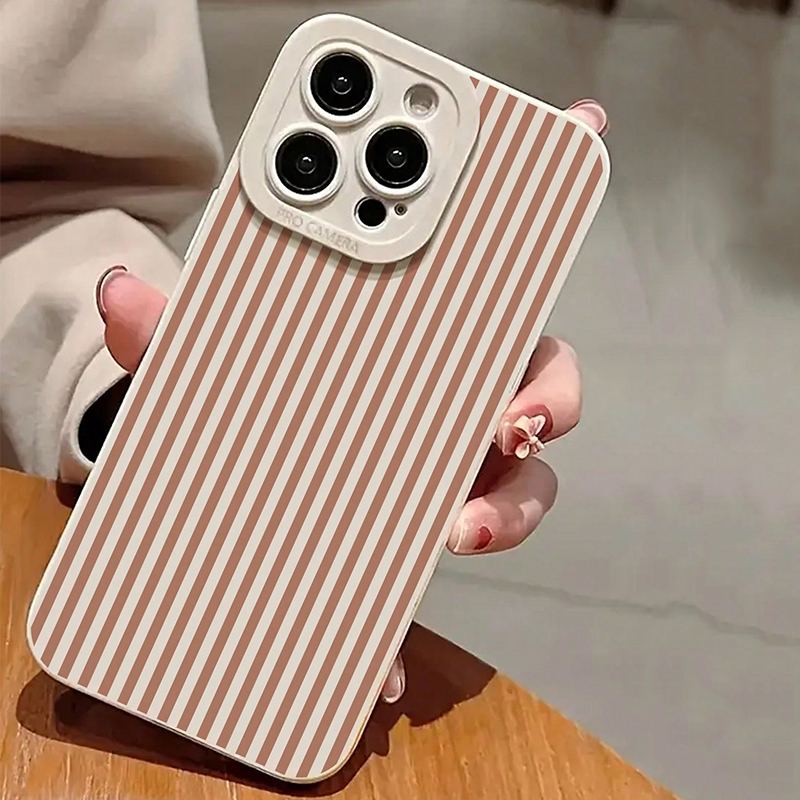 Pink Striped Painted Anti-Drop - đánh giá và giá Phone Cases Store