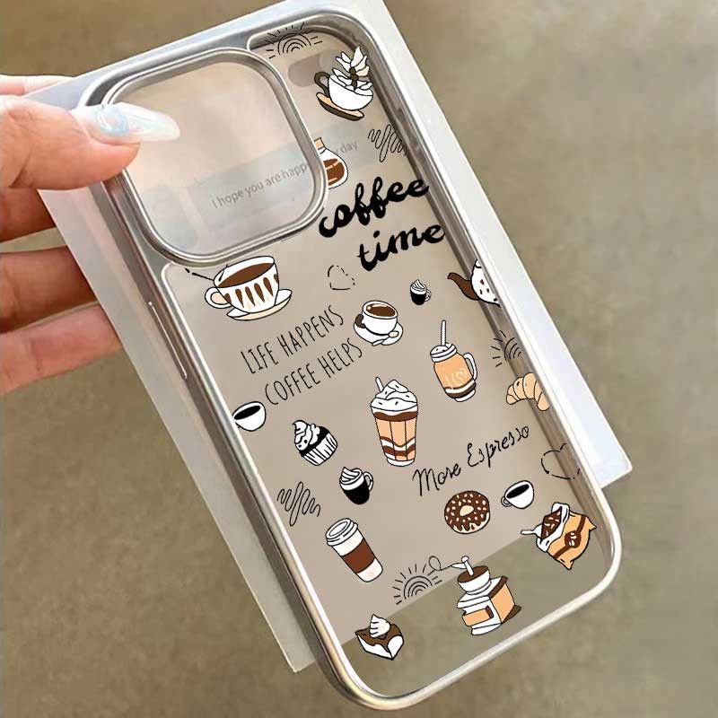 Letter Coffee Graffiti Phone C - đánh giá và giá Phone Cases Drop Proof