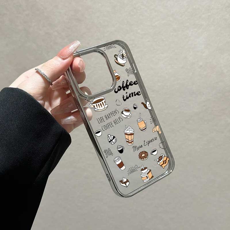 Letter Coffee Graffiti Phone C - đánh giá và giá Phone Cases Drop Proof